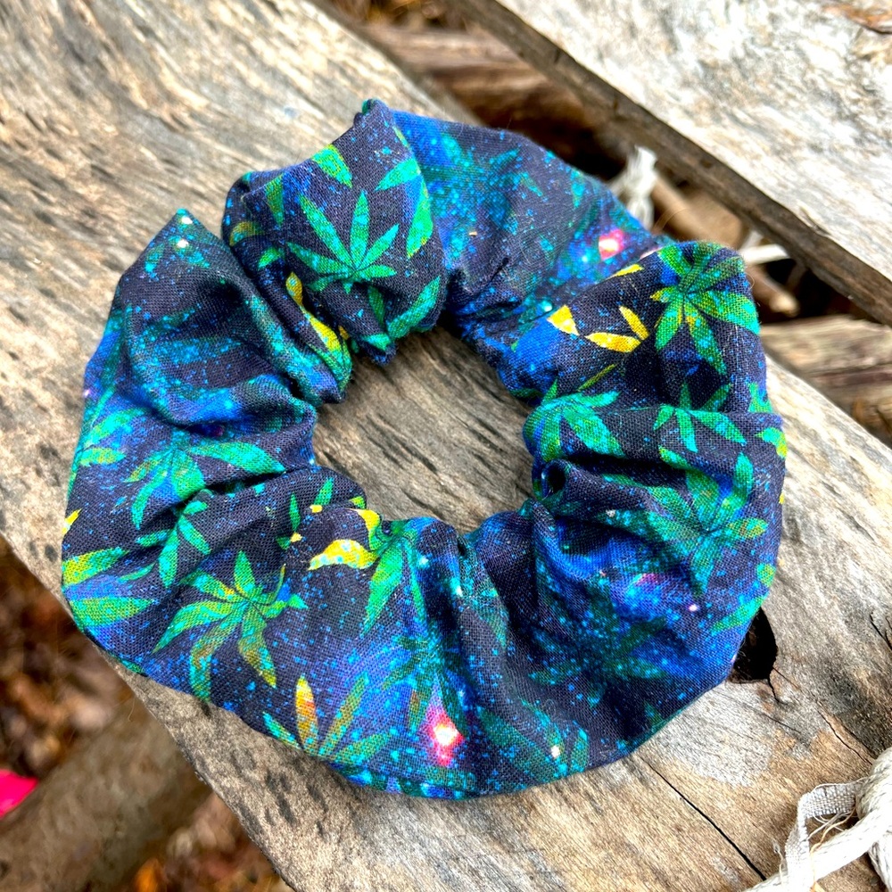 4 Pack Handmade CannaScrunchies - One of Each Print!